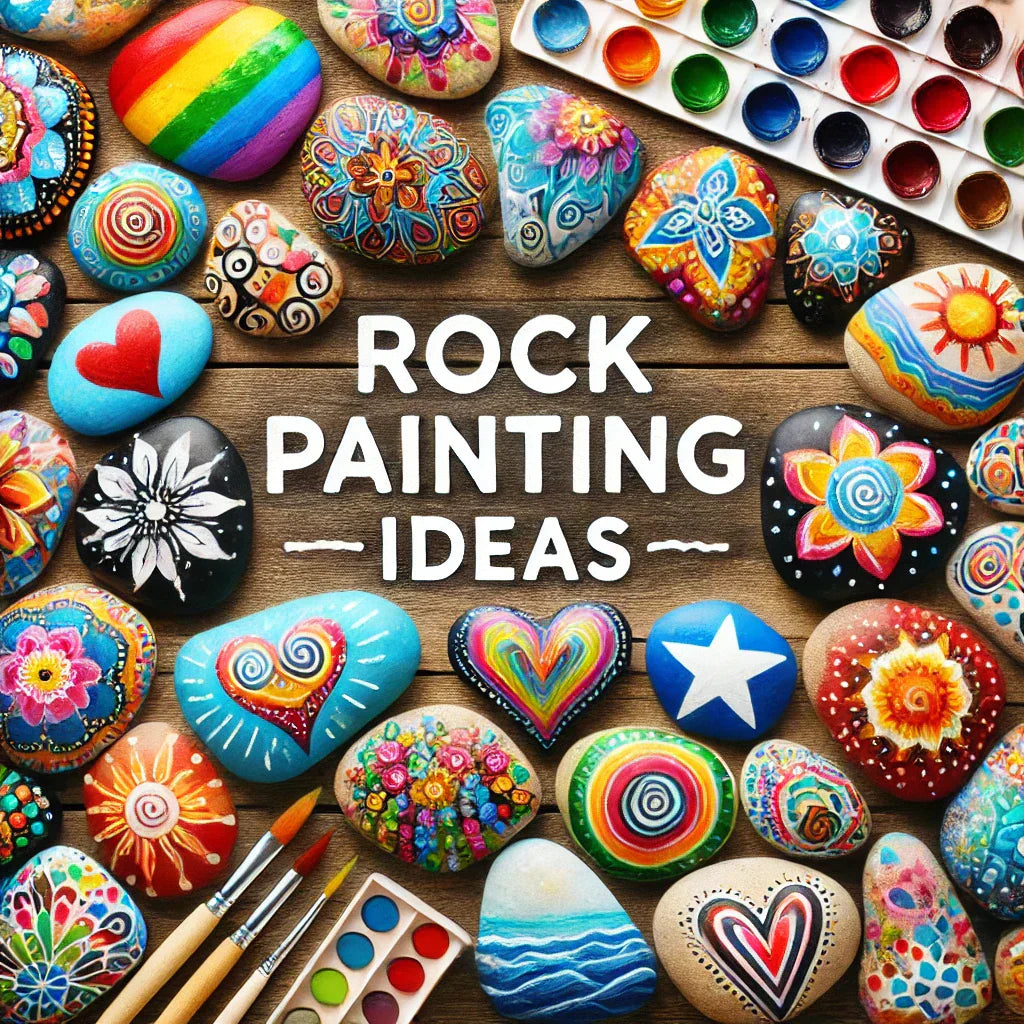 Rock painted 