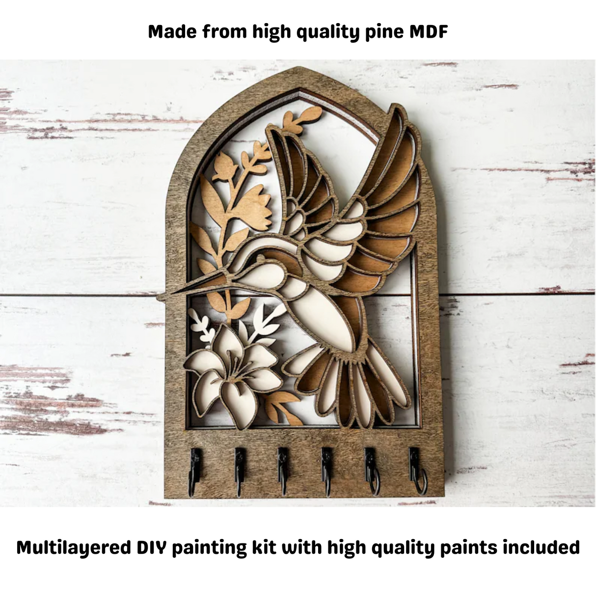 Hummingbird Arch type DIY painting kit