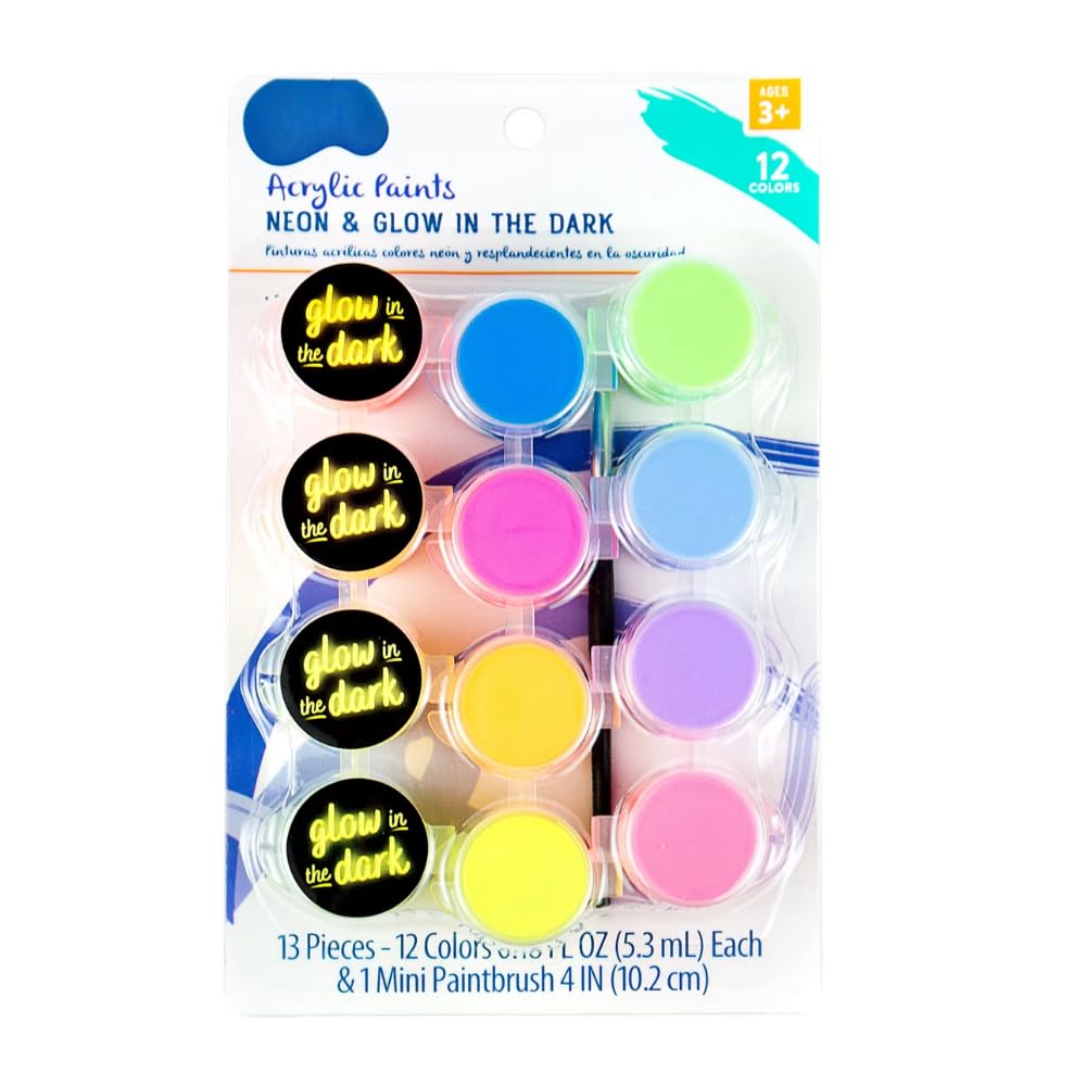 Acrylic Paints Neon & Glow in the dark